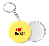 I Love Surat Key Chain