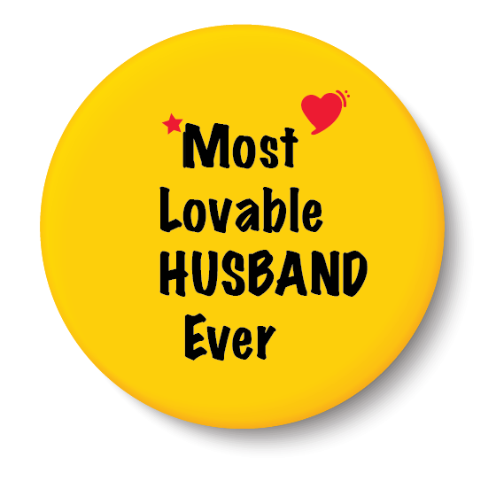Most Lovable Husband Ever I Relationship I Fridge Magnet