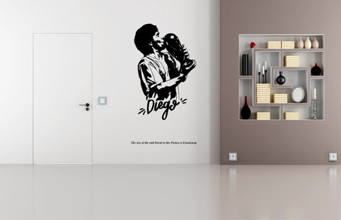 Diego Maradona l Foot ball I Argentina I Wall Decal