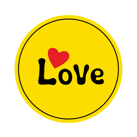 Love I Romantic I Love I Valentines Day Series I Bike Decal