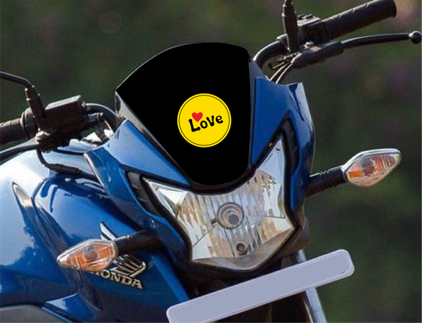 Love I Romantic I Love I Valentines Day Series I Bike Decal