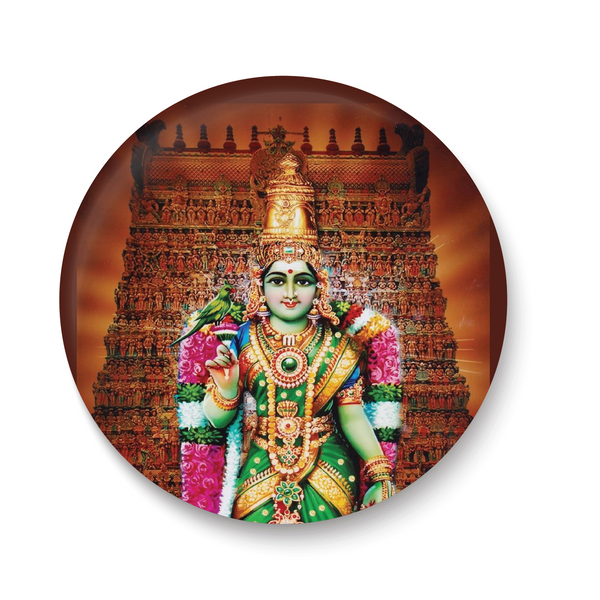 Madurai Meenakshi Amman I Meenakshi I Pin Badge