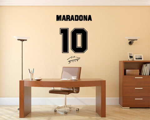 Diego Maradona l Foot ball I Argentina I Wall Decal