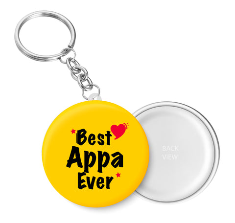 Best Appa Ever I Best DAD I I My DAD I Key Chain