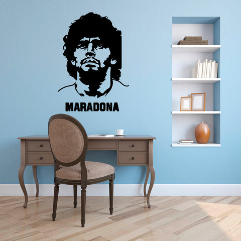 Diego Maradona l Foot ball I Argentina I Wall Decal
