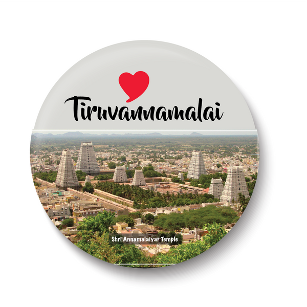 Love Tiruvannamalai I Shri Annamalaiyar Temple I Pin Badge