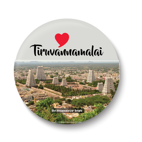 Love Tiruvannamalai I Shri Annamalaiyar Temple I Fridge Magnet