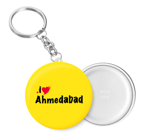 I Love Ahmedabad Key Chain