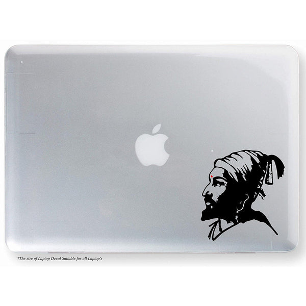 Legendary Chatrapati Shivaji Maharaj Laptop/Mac Book Decal