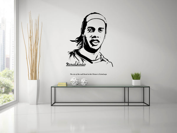 Ronaldinho l Foot ball I Brazil I Wall Decal