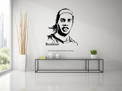 Ronaldinho l Foot ball I Brazil I Wall Decal