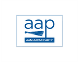 Aam Aadmi Party I AAP I Flag Bike Sticker