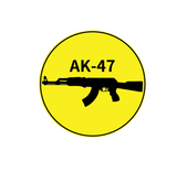 AK 47 Bike Decal
