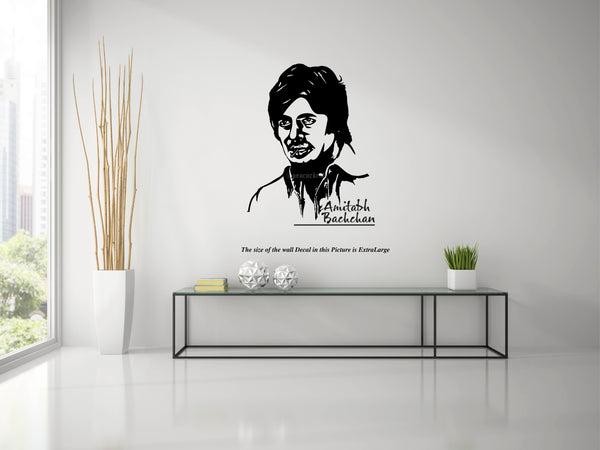 Amitabh Bachan Wall Decal,  Wall Sticker, Amitabh, Bollywood