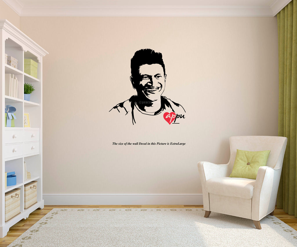 APPU Puneeth Rajkumar I Kannada Cinema I Wall Decal – Peacockride