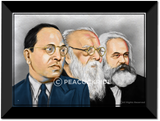 Periyar,Ambedkar,Karl Marx Wall Poster,Wall Frame