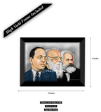 Periyar,Ambedkar,Karl Marx Wall Poster,Wall Frame