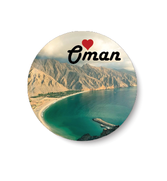 Love Oman I Travel Memories I Pin Badge