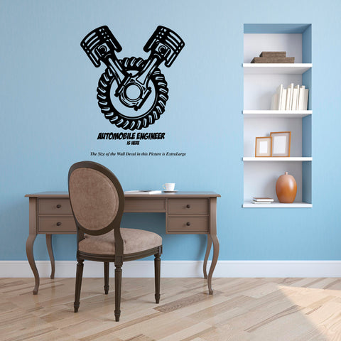 Automobile Wall Decal, Wall decal, wall sticker