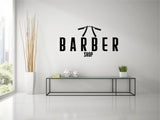 Barber shop wall decal, Wall Decal, Wall sticker