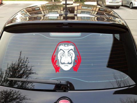 Money Heist I La casa de Papel I Bella ciao I Car Window Decal