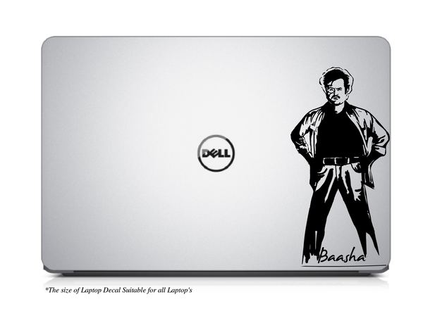 Rajini Laptop Decal, Rajinikanth, Superstar,Baasha