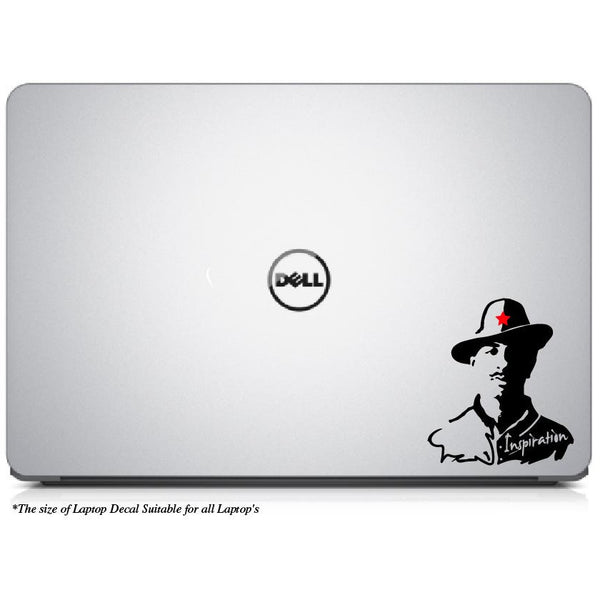 Inspirational Bhagat Singh Laptop Sticker