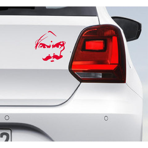 Angry Bharathiyar Car Bumper Decal