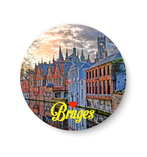 Love Bruges, Bruges Pin Badge, Bruges