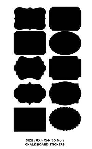 Label Chalk Board Stickers I Kitchen Stickers I Chalk Board Stickers