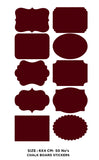 Label Chalk Board Stickers I Kitchen Stickers I Chalk Board Stickers