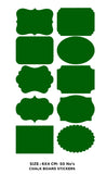 Label Chalk Board Stickers I Kitchen Stickers I Chalk Board Stickers