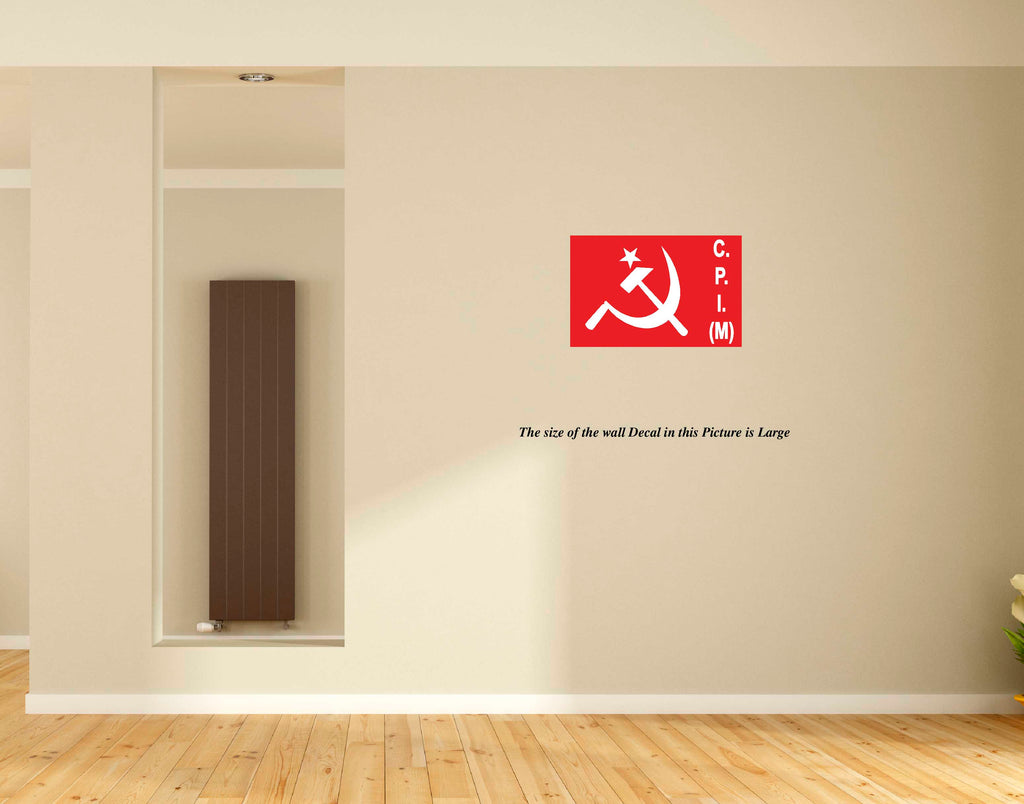 Cpim Sign Communist Party of India (Marxist) Symbols I CPI(M) I Flag Wall Sticke ...