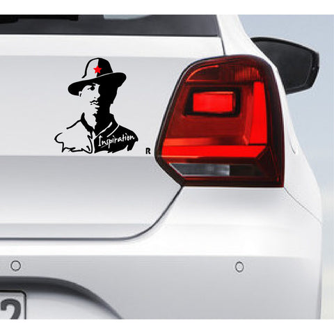 Bhagat Singh-Car bumper Decal