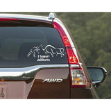 Jallikattu - Man Vs Kaalai Line Art Car Window Decal