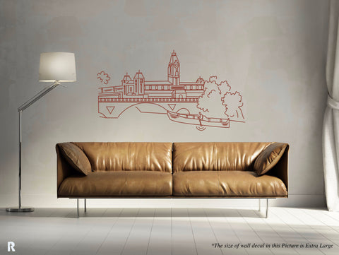 Madras Central Vintage Art Decal,Madras, Chennai, Chennai Central, Madras Central,Chennai Wall Sticker,Chennai Wall Decal,I Love Chennai Sticker,I Love Chennai Wall Sticker,Home Love Chennai Sticker,Home Love Chennai Wall Sticker