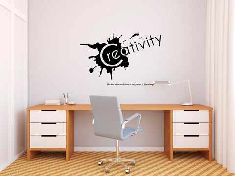 Creativity I Motivational I Wall Decal, Motivational , Motivational Wall Decal