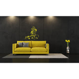 Cute Young Krishna with Flute Wall Decal