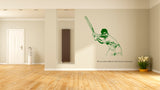 Mahindra Singh Dhoni-Helicopter Shot Wall Decal, Dhoni Wall decal, dhoni