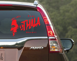Enga THALA Dhoni !- Car Window Decal
