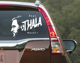 Enga THALA Dhoni !- Car Window Decal
