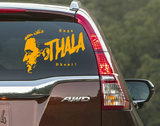 Enga THALA Dhoni !- Car Window Decal