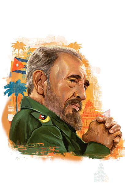 Fidel Castro Wall Poster/Frame