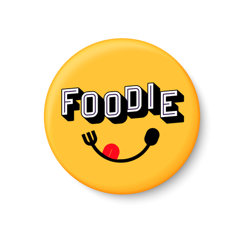 Foodie I Food Lover I Pin Badge, badge, Food lover