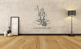  Ramanuja ,  Ramanujar Wall Decal,  Ramanujar Wall Sticker, wall sticker