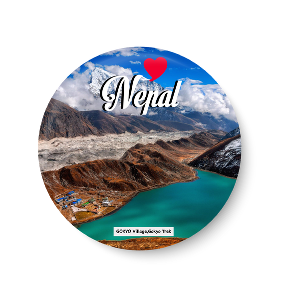 Nepal Gokyo Village , Gokyo Trek Pin Badge