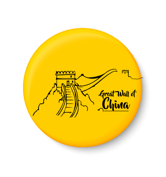 Great wall of china , World Landmarks ,Pin Badge