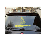 "Deivapulavar Thiruvalluvar"  Car Decal