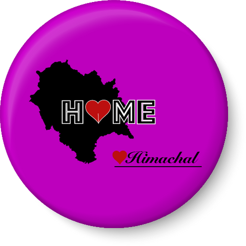 Himachal Pradesh Home Love Fridge Magnet