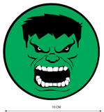 Hulk , Super Heroes Bike Decal, Hulk Bike Decal